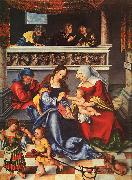 Lucas  Cranach The Holy Family china oil painting reproduction